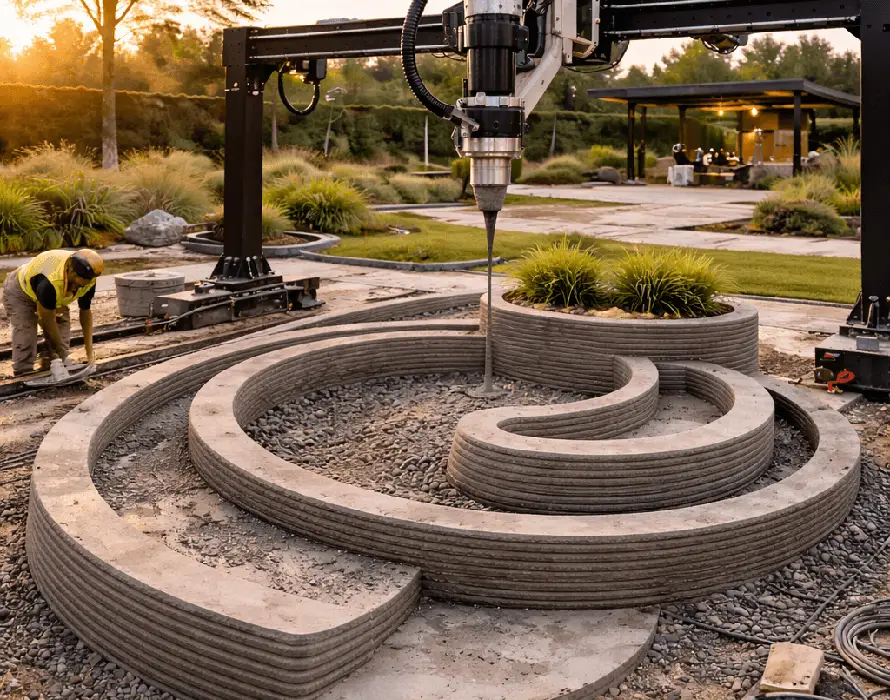 Özgün 3D Beton Tasarımlar