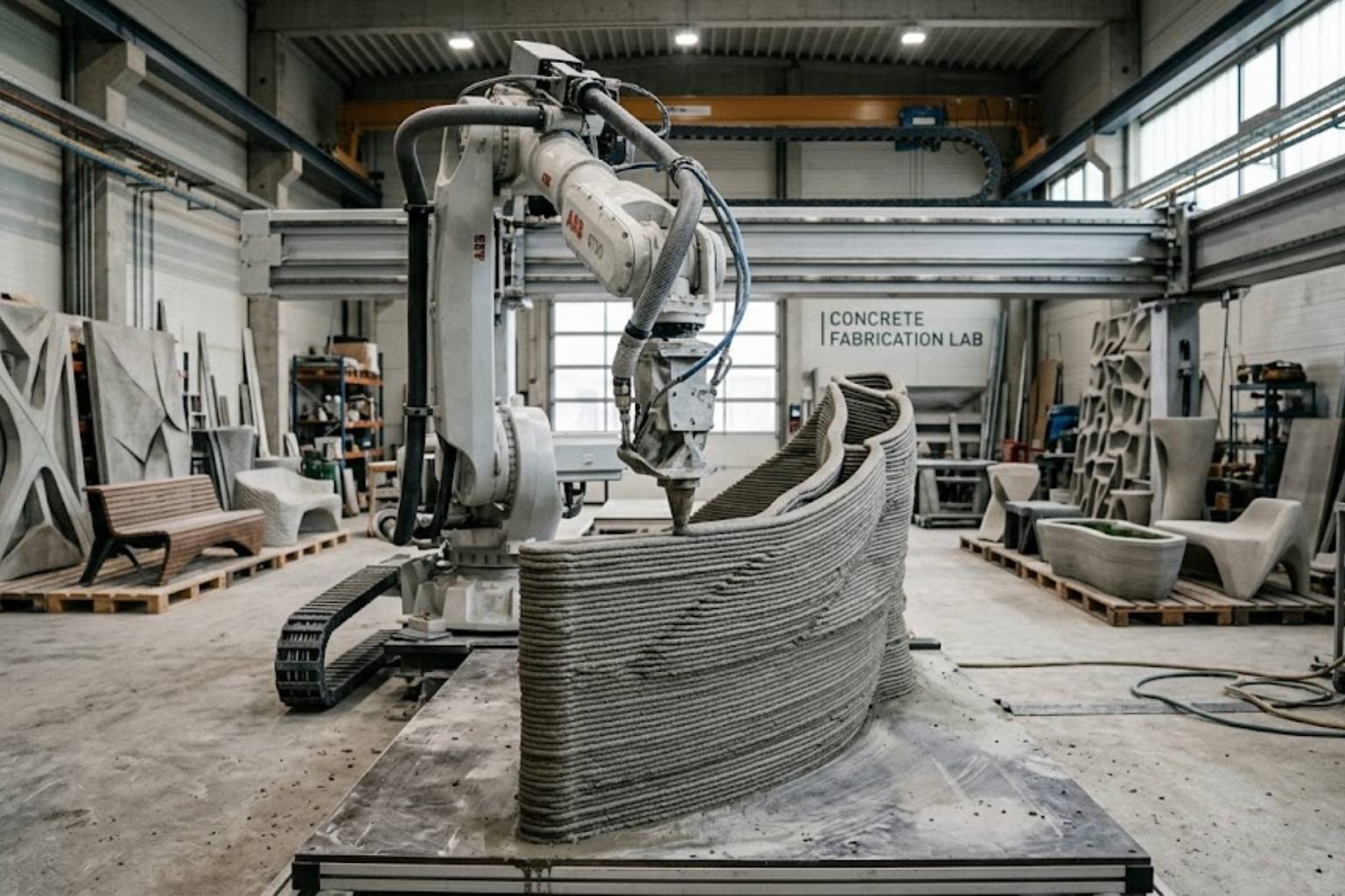 Mimarlık ve Tasarımda 3D Beton Baskının Rolü